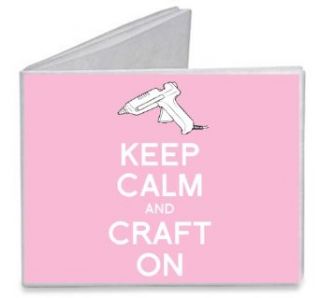 Keep Calm and Craft On Glue Gun   Paper Tyvek Wallet Clothing