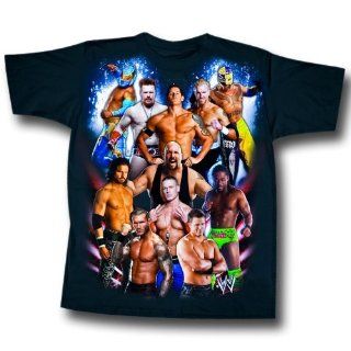 WWE Superstars All Out Collage Kid Size XL T Shirt (602) 