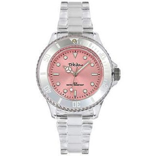 Tekday Women's Transparent Pink Dial Watch Tekday Women's More Brands Watches
