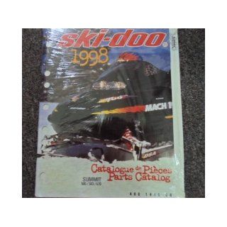 1998 Ski Doo Summit 500 583 670 Parts Accessories Catalog Service Manual OEM 98 ski doo Books