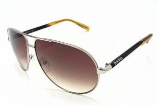 Diesel DS 0202/S Sunglasses DS0202S Matte Silver 0LRJ02 Shades Clothing