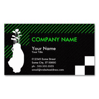 golf vertices business card template