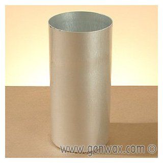 3" X 6.5" Round Aluminum Seamless Mold   Each   Candle Molds