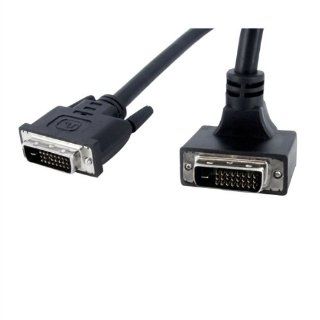 StarTech DVIDDMMBA6 6 Feet 90° Down Angled Dual Link DVI D Monitor Cable   M/M Electronics