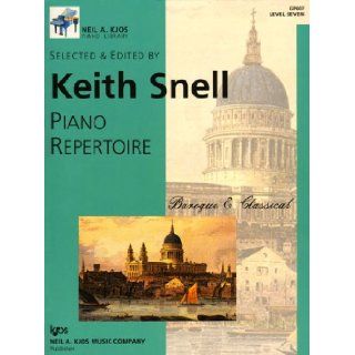 GP607   Piano Repertoire Baroque & Classical Level Seven Keith Snell 9780849762352 Books