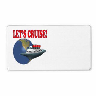 Lets Cruise 2 Personalized Shipping Label