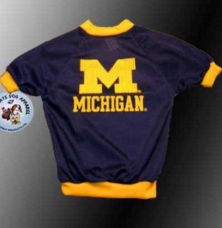 Sports Enthusiast Michigan Wolverines Football Licensed Mesh Dog Jersey (XSmall)  Sports Fan Jerseys 