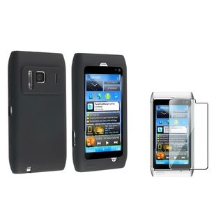 BasAcc Black Case/ Screen Protector for Nokia N8 BasAcc Cases