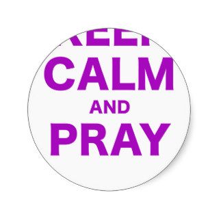 Keep Calm and Pray Sticker