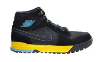 Air Jordan 1 Trek Men's Boots Black/Gamma Blue Varsity Maize 616344 089 Shoes