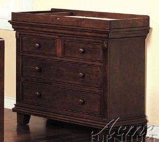 Baby Changing Table Cherry Finish   Baby Furniture