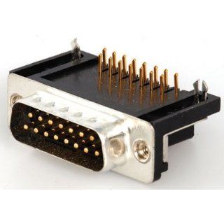 CONNECTOR, DSUB, .590 INCH RT, 15PIN MALE, .LONG, METAL HOUSING, WITH O JCK(10) Electronic Component Interconnects