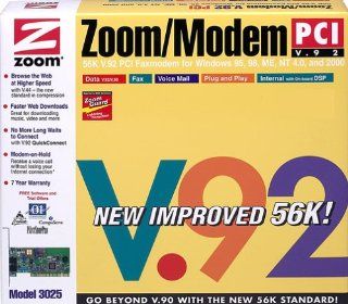 Zoom 3025 00 00L V92/V44 PCI Internal Controlerless Fax Modem Electronics