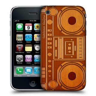 Head Case Designs Boombox Wooden Gadgets Hard Back Case Cover for Apple iPhone 3G 3GS Cell Phones & Accessories