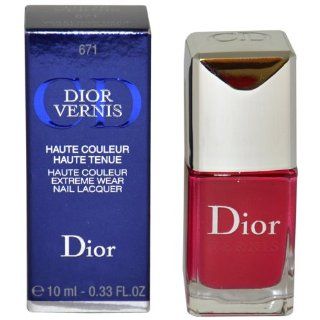 Dior Vernis Nail Lacquer No.671 Graphic Berry Women Nail Polish by Christian Dior, 0.33 Ounce  Beauty