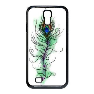 Peacock Feather Case for Samsung Galaxy S4 Petercustomshop Samsung Galaxy S4 PC01878 Cell Phones & Accessories