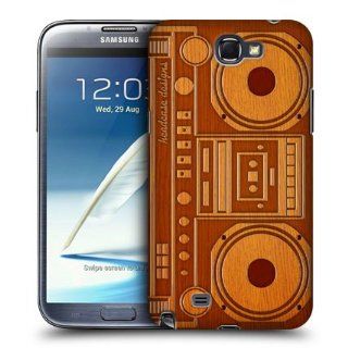 Head Case Designs Boombox Wooden Gadgets Hard Back Case Cover for Samsung Galaxy Note 2 II N7100 Cell Phones & Accessories