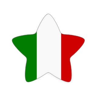 The Flag of Italy Stickers