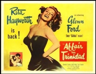 Affair in Trinidad 1952 Original Movie Poster Glenn Ford Rita Hayworth Drama Alexander Scourby, Glenn Ford, Rita Hayworth Entertainment Collectibles