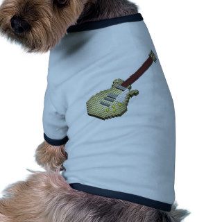 02Gibson LesPaul model 3D pixel guitar cleam Doggie T Shirt