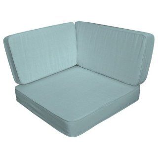 Strathwood Balboa Deep Seat Corner Chair Cushion, Blue Haze  Patio Furniture Cushions  Patio, Lawn & Garden