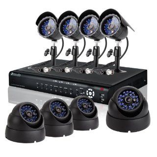 Zmodo 16CH DVR Home Security Surveillance System With 4 Bullet 4 Dome Sony CCD image sensor Day/Night Cameras With 1TB Hard Drive  Camera & Photo