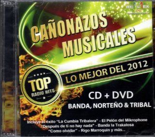 Canonazos Musicales Lo Mejor El 2012 Cd+dvd Banda, Norteno & Tribal Music