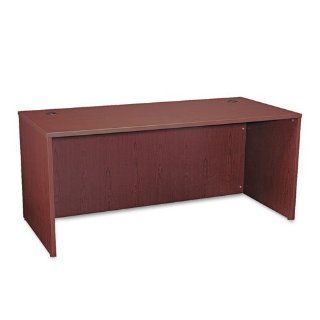basyxamp;reg;   BL Laminate Series Rectangular Desk Shell, 66w x 30w x 29h, Mahogany   Sold As 1 Each   Non handed shell can be arranged for either left  or right handed configurations.  Office Desks 