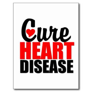Cure Heart Disease Postcard