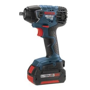 Bosch 18 Volt 3/8 in. Impact Wrench with (2) Fat Pack Batteries (4.0Ah) IWH181 01