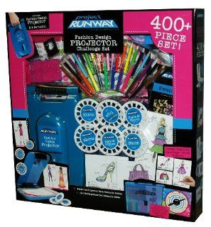 400+ Piece Project Runway Set with Fashion Design Portable Projector Toys & Games