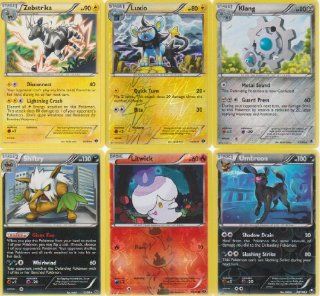 Pokemon Holo + Rare 6 Card Lot Zebstrika Sports Collectibles