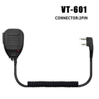 Vitai Vt 601 Remote Shoulder Two Way Radio Speaker Microphone for Vitai Kenwood Baofeng Wouxun TYT Puxing Walkie Talkie  Two Way Radio Headsets  GPS & Navigation