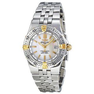 Breitling Starliner Mother of Pearl Dial Stainless Steel and 18 kt Yellow Gold Ladies Watch B7134012 A601 Breitling Watches