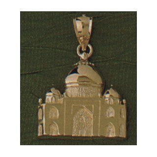 14K Gold Taj Mahal Charm Jewelry