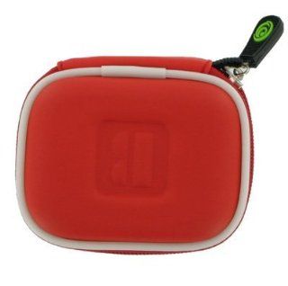 Red Universal Bluetooth Headset Pouch Carrying Case for Jabra BT125 BT135 BT160 BT185 BT2040 BT3010 BT350 BT5010, Nokia BH 900 BH 803 BH 800 BH 703 BH 700 BH 602 BH 302 BH 211 BH 202 BH 208 BH 201 HS 26W, BlueAnt Z9 Z9i X3 V1 V12, Samsung WEP700 WEP500 WEP