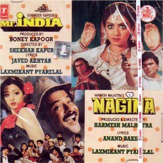 Mr.india and nagina(indian/bollywood movie/hit songs/collection of songs,romantic,emotional songs/Mr. India and Nagina/anil kapoor, sri devi) Music