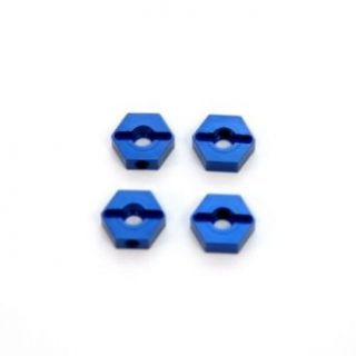 ST Racing Concepts STUM603B Aluminum Lock Pin Type Hex Adapters, Blue (4 Pieces) Toys & Games