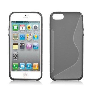 Iphone 5 Clear S LINE TPU Case/cover/protector with Free Stylish Pen Cell Phones & Accessories