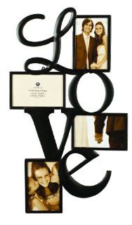 Burnes of Boston 545840 Love 4 Opening Wall Collage, 4 Inch by 6 Inch   Collage Frames