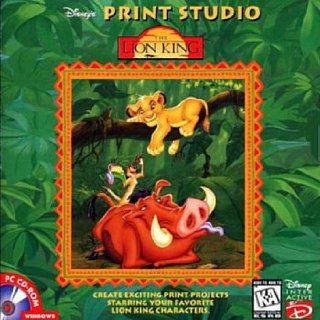 Disney Lion King Print Studio (Jewel Case) Software