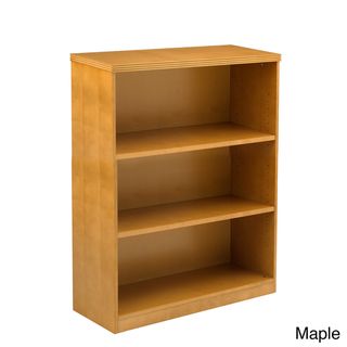 Mayline Luminary 3 Shelf Bookcase Book & Display Cases