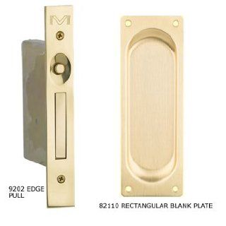Von Morris 82197 620 Pewter Door Hardware Mawr Pocket Door Edge Pull Set    