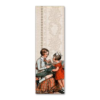 Dutch family bookmark business card template
