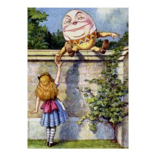 Alice Meets Humpty Dumpty in Wonderland Poster