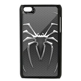 Super Black Spiderman IPod Touch 4 Case Cell Phones & Accessories