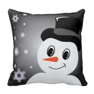 Frosted Snowman Pillows