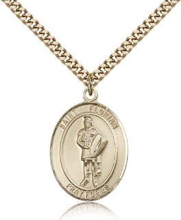 St. Florian Pendants   Gold Filled St. Florian Pendant Including 24 Inch Necklace Jewelry