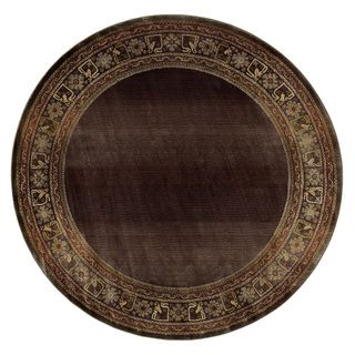 Generations Brown/ Green Rug (6' Round) Oriental Weavers Round/Oval/Square