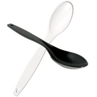 White Plastic Serving Spoon Health & Personal Care